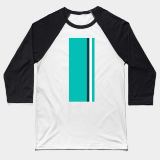 Mercedes Racing Stripes Baseball T-Shirt